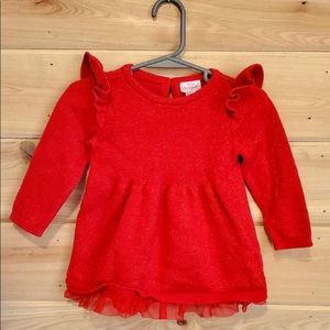 Christmas Sparkly Sweater Dress